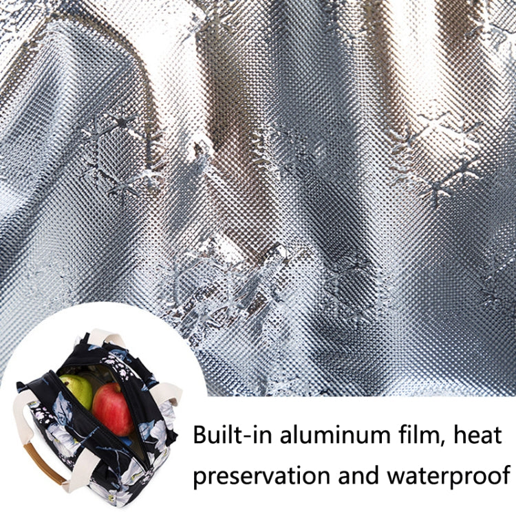 1909-1 3 PCS/Set Printed Backpack Small Fresh Student School Bag Computer Bag Lunch Backpack, Green, Black, Dark Blue, Pink