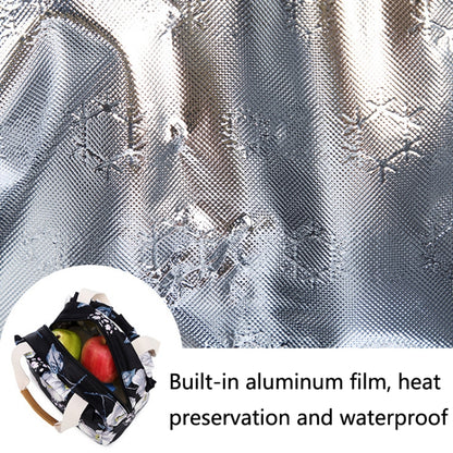 1909-1 3 PCS/Set Printed Backpack Small Fresh Student School Bag Computer Bag Lunch Backpack, Green, Black, Dark Blue, Pink