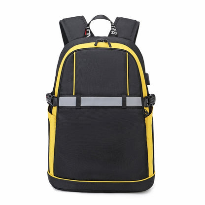 2101 Student Backpack Fashion Casual Backpack, Large Yellow, Large Black, Small Yellow, Small Black