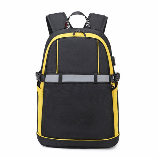 2101 Student Backpack Fashion Casual Backpack, Large Yellow, Large Black, Small Yellow, Small Black
