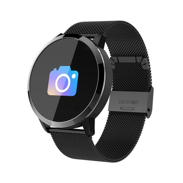 Q8 OLED Color Screen Fashion Smart Watch  IP67 Waterproof, Support Heart Rate Monitor / Blood Pressure Oxygen / Fitness Tracker