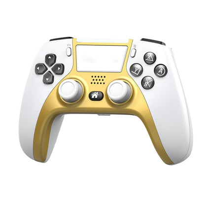 Bluetooth Wireless Six-Axis Programmable Dual-Vibration Gamepad For PS4, Red, Gold, Blue