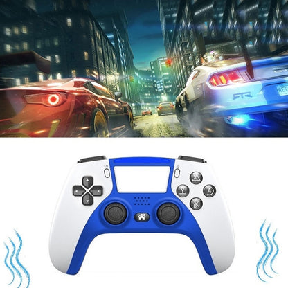 Bluetooth Wireless Six-Axis Programmable Dual-Vibration Gamepad For PS4, Red, Gold, Blue