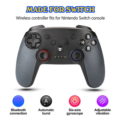 Bluetooth Wireless Gamepad  Built-In Dual Motors With TURBO Function Suitable For Switch Pro, MB-S804