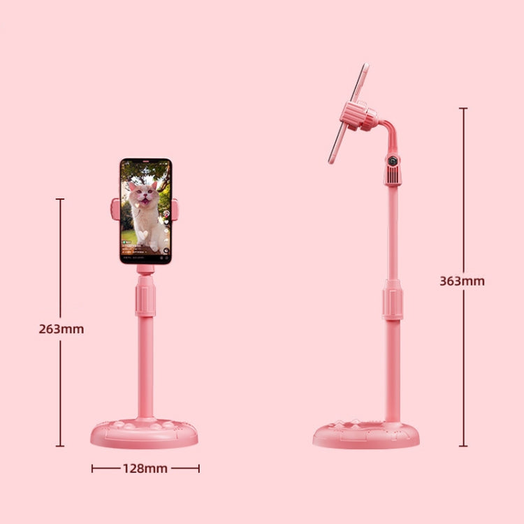 Cat Claw Telescopic Mobile Phone Holder Multifunctional Desktop Live Lazy Bracket, Mysterious Black, Cherry Pink, Snow White, Ink Green