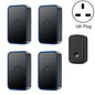 CACAZI A19 1 For 4 Wireless Music Doorbell without Battery, 1 For 4 US, 1 For 4 EU, 1 For 4 UK