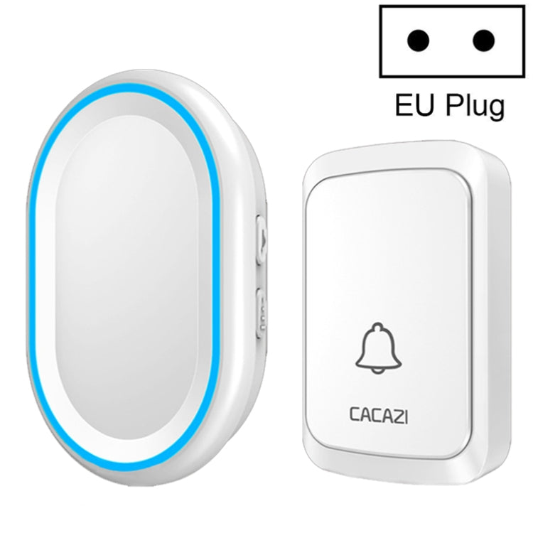 CACAZI A80 1 For 1 Wireless Music Doorbell without Battery, US Plug, EU Plug, UK Plug