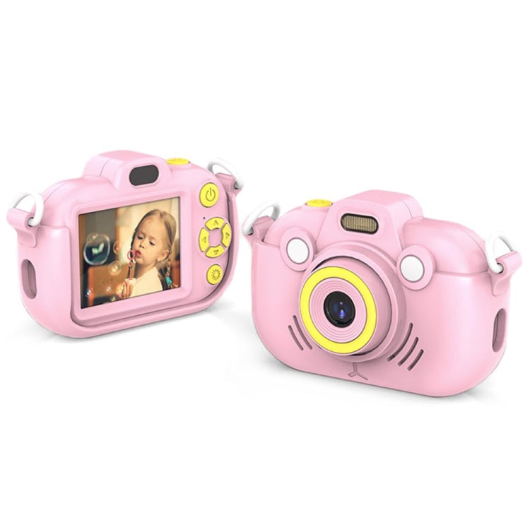 DC502 2.4-Inch 16X Zoom 2.7K Video Recording Children Digital Camera, Pink No Card, Yellow No Card, Blue No Card, Pink + 32G, Yellow + 32G, Blue + 32G