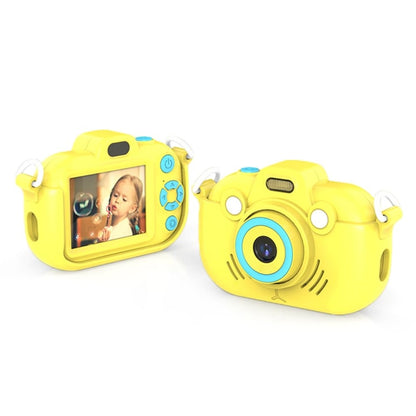 DC502 2.4-Inch 16X Zoom 2.7K Video Recording Children Digital Camera, Pink No Card, Yellow No Card, Blue No Card, Pink + 32G, Yellow + 32G, Blue + 32G