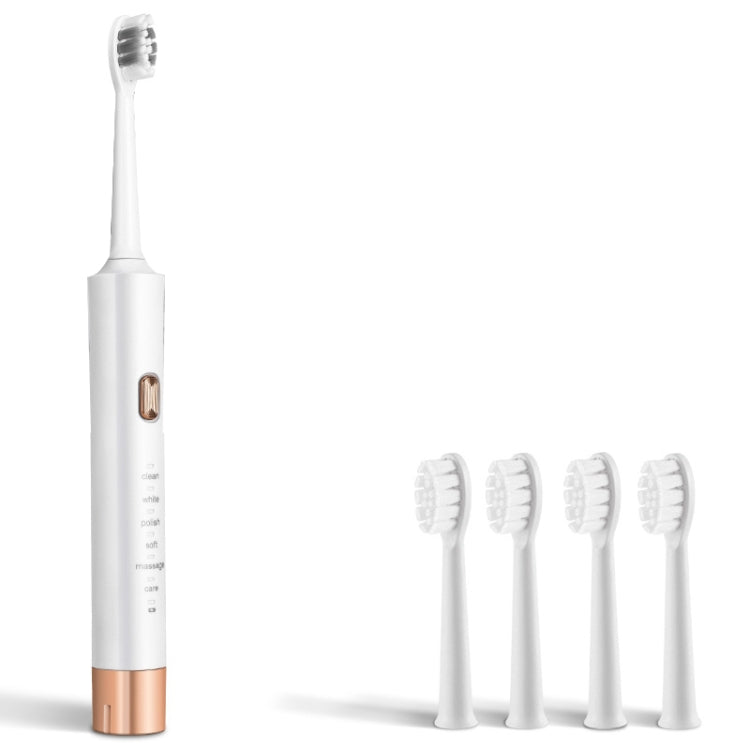 AW-175 Adult Household USB Sonic Electric Toothbrush Couple Toothbrush, White, Pink, Green, Black