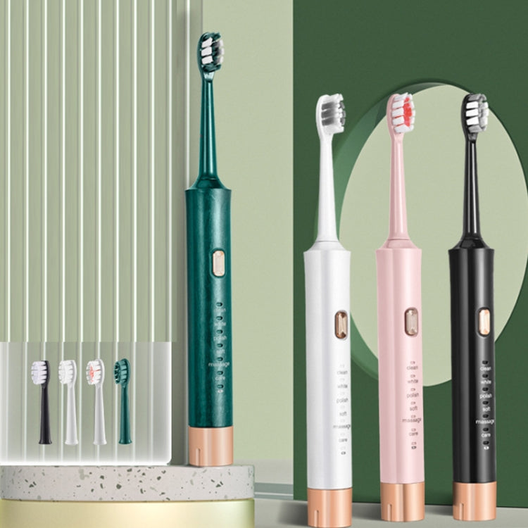 AW-175 Adult Household USB Sonic Electric Toothbrush Couple Toothbrush, White, Pink, Green, Black