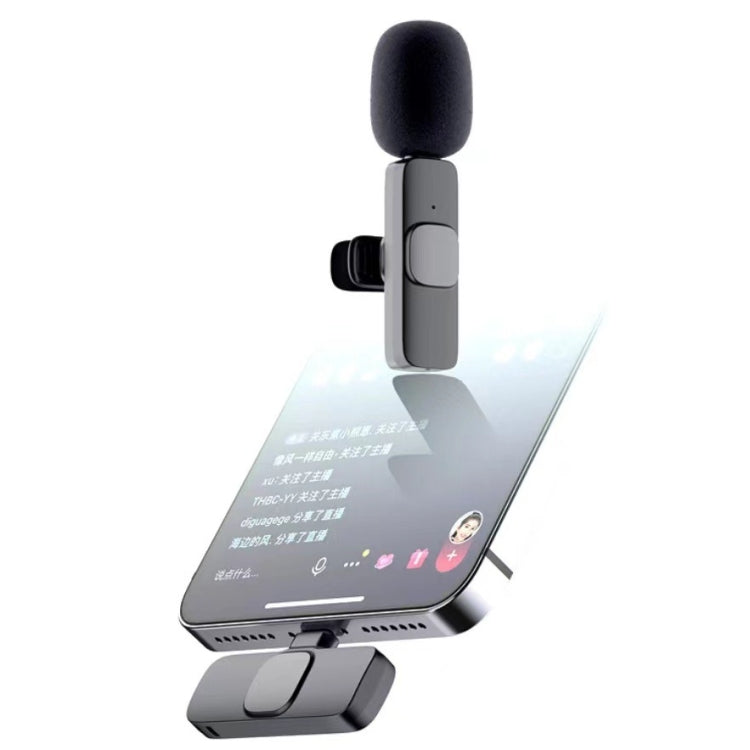 Lavalier Wireless Microphone Mobile Phone Live Video Shooting Small Microphone, 8 Pin Direct 1 To 1, Type C 1 To 2, 8 Pin Direct 1 To 2