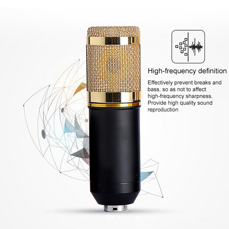 BM800 Condenser Microphone Set, BM800 With USB Sound Card (Black), BM800 With USB Sound Card (Black Golden Net), BM800 With USB Sound Card (White), BM800 With USB Sound Card (Blue), BM800 With USB Sound Card (Pink)