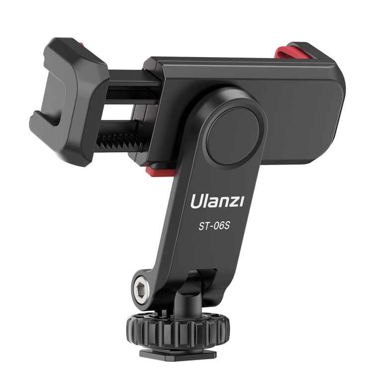 Ulanzi ST-06S Multi-Functional Phone Holder Clamp With Dual Cold Shoe Mounts, ST-06S