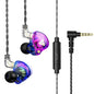 QKZ AK6 PRO HiFi Subwoofer In-Ear Wired Headphones with Mic, Colorful, Black, White, Green