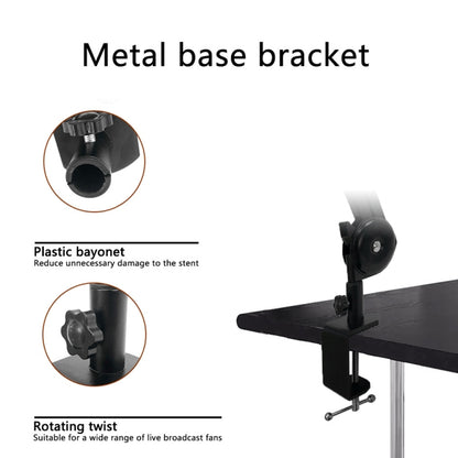 Microphone Desktop Cantilever Stent 360 Degree Rotating Bracket, GAZ-40P W, GAZ-40P B, GAZ-40 W, GAZ-40 B