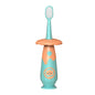 TY1020 Children Cartoon Soft Toothbrush, Mint Green, Coral Orange, Ivory Yellow, Glass Green