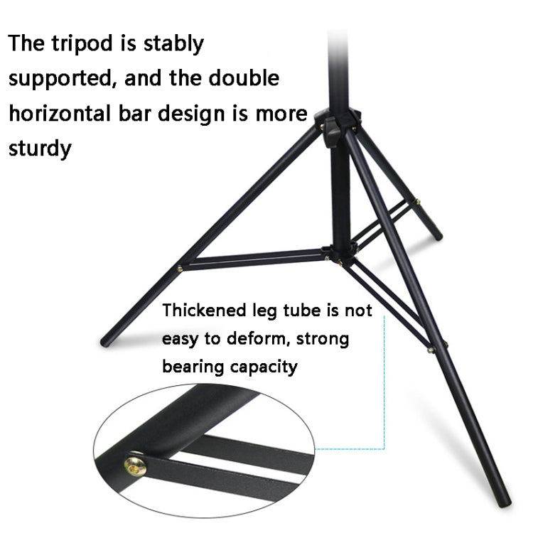 ZF0111 Live Floor Mobile Phone Holder, Style:, 2.1m Stand+Phone Clip, 1.6m Stand+Phone Clip, 1.2m Stand+Phone Clip, 0.5m Stand+Phone Clip