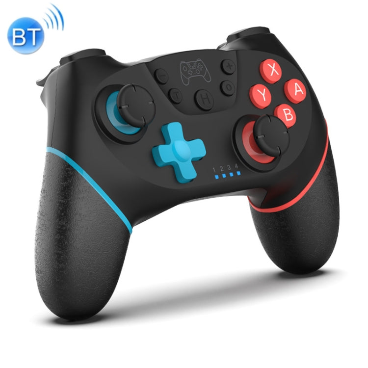 Wireless Bluetooth Gamepad With Macro Programming For Switch Pro, Pink, Left Blue Right Red, Left Blue Right Green, Black Left Red