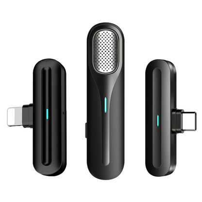 FerTo DX01 Wireless Collar Microphone 2.4G Live Broadcast Equipment, Style:, TYPE-C, 8 Pin, TYPE-C + Charging Bin, 8 Pin + Charging Bin