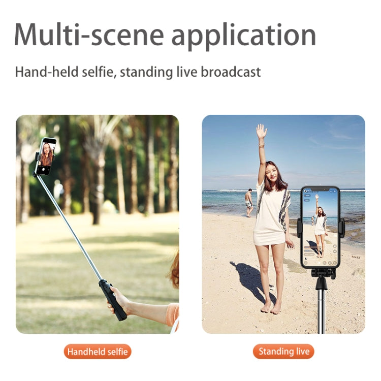 CYKE Folding Telescopic Mobile Phone Broadcast Stand Tripod, Specification:, A31-0.8m (Without Light), A31-1.6m (Without Light), A31E-1.1m (With Light), A31E-1.6m (With Light), A61-1.6m (Cloud Station)