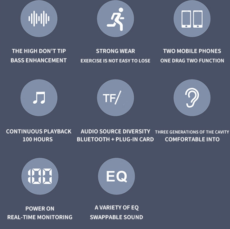 S720 Neck-Mounted Bluetooth Headphone Support TF Card