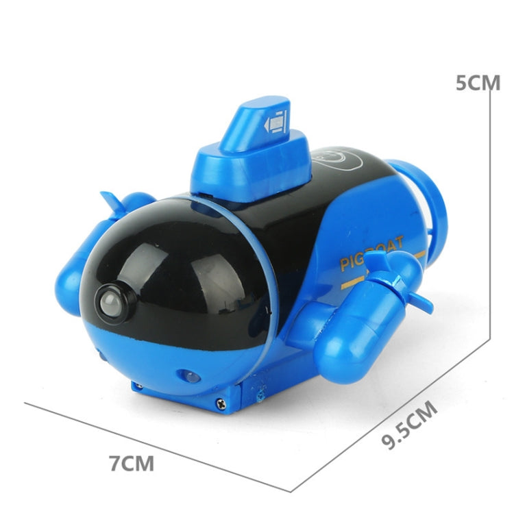 777-219 Mini Remote Control Submarine Small Remote Control Boat, Blue, Yellow