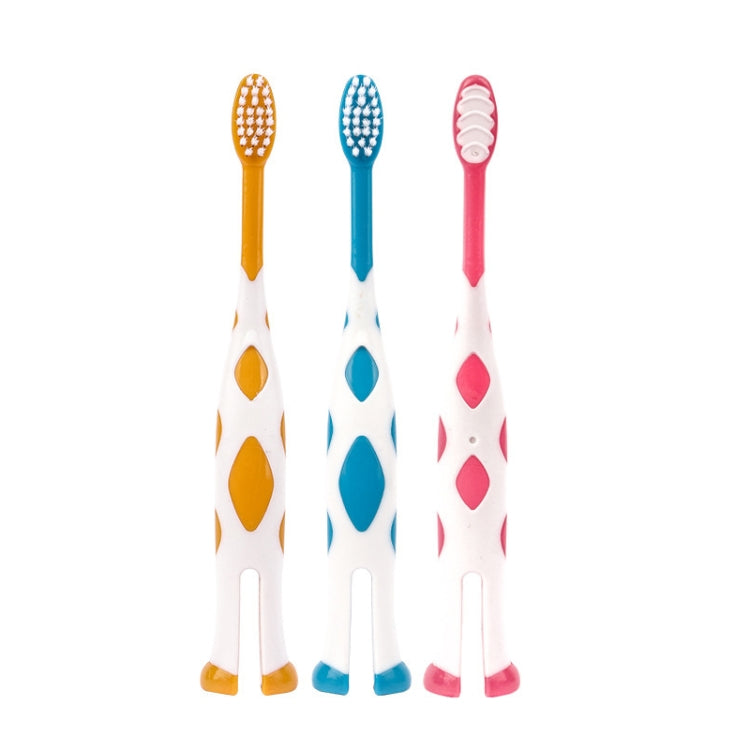 3pcs /Set RAOYI Giraffe Fine Hair Children Toothbrush Baby Cartoon Toothbrush