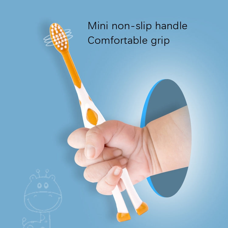 3pcs /Set RAOYI Giraffe Fine Hair Children Toothbrush Baby Cartoon Toothbrush