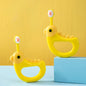 2 PCS RAOYI Cartoon Small Yellow Chicken Soft Hair Toothbrush