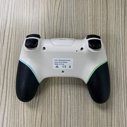 Vibration 6-axis Somatosensory Wireless Bluetooth Gamepad For Switch, Green Blue, Black White