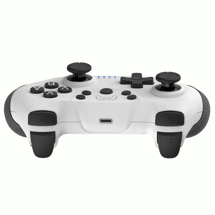 Vibration 6-axis Somatosensory Wireless Bluetooth Gamepad For Switch, Green Blue, Black White
