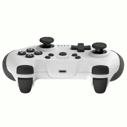 Vibration 6-axis Somatosensory Wireless Bluetooth Gamepad For Switch, Green Blue, Black White