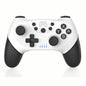 Vibration 6-axis Somatosensory Wireless Bluetooth Gamepad For Switch, Green Blue, Black White