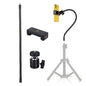 40cm Live Broadcast Bracket Extension Hose Tripod Accessories,Style:, Only Hose, Hose + PTZ, Hose+PTZ+Phone Clip, Hose+PTZ+Rotatable Phone Clip