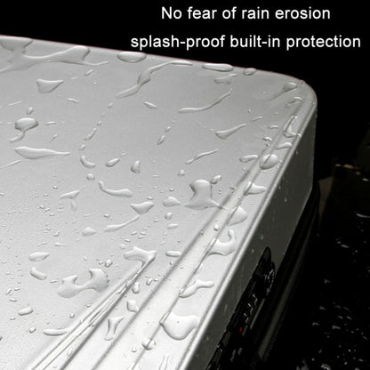 Men PC Hard Shell Gaming Computer Backpack For 15.6-17.3 Inch, Black, Silver