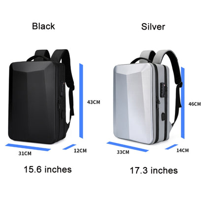 ABS Hard Shell Gaming Computer Backpack, 15.6 inches (Black), 15.6 inches (Silver), 17.3 inches (Black), 17.3 inches (Silver)