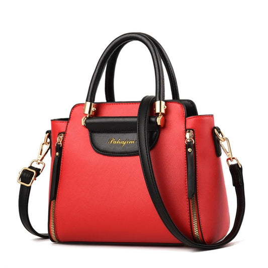 TFZ 572 PU Material Contrast Color Ladies Handbag