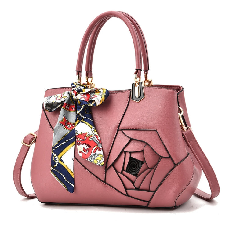 378 Three-dimensional Carved Ladies Handbag, Red Wine, Khaki, Black, Dark Gray, Rubber Pink