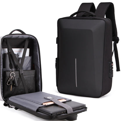 Men Business Shoulder USB External Interface Computer Bag, Color: 8001 Black, 8001 Black, 8001 Gray, 8001 Blue, 8001 Red, 8003 Black, 8003 Gray, 8003 Blue, 8003 Red, 8001-J Black, 8001-J Gray, 8001-J Blue, 8001-J Red
