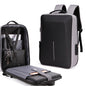 Men Business Shoulder USB External Interface Computer Bag, Color: 8001 Black, 8001 Black, 8001 Gray, 8001 Blue, 8001 Red, 8003 Black, 8003 Gray, 8003 Blue, 8003 Red, 8001-J Black, 8001-J Gray, 8001-J Blue, 8001-J Red