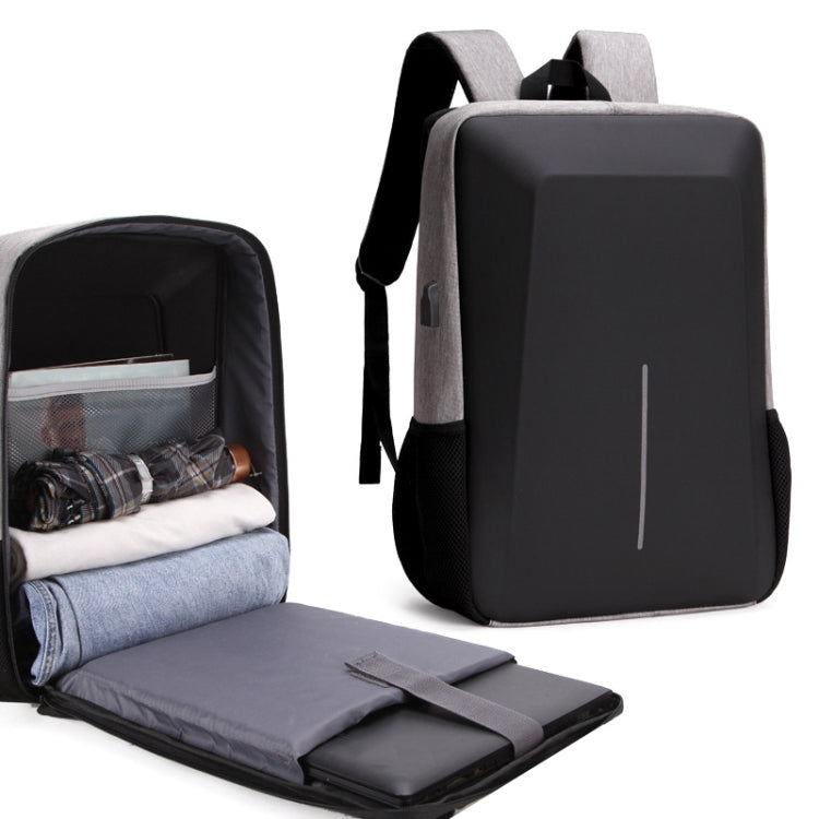 Men Business Shoulder USB External Interface Computer Bag, Color: 8001 Black, 8001 Black, 8001 Gray, 8001 Blue, 8001 Red, 8003 Black, 8003 Gray, 8003 Blue, 8003 Red, 8001-J Black, 8001-J Gray, 8001-J Blue, 8001-J Red