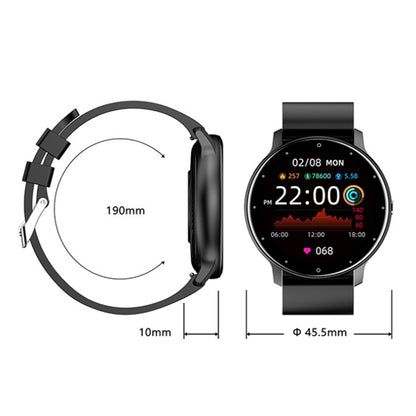 ZL02 Heart Rate Monitoring Pedometer Smart Watch, Silicone Band (Blue), Silicone Band (Black), Silicone Band (Pink), Silicone Band (Yellow)