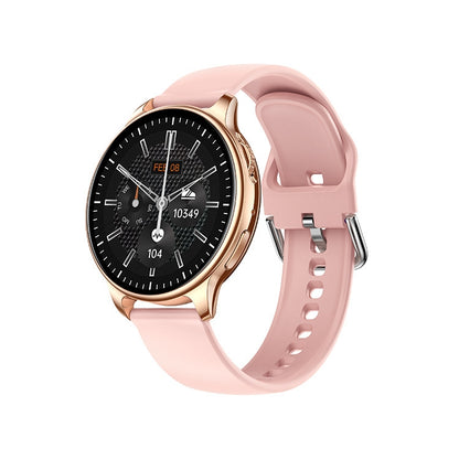 Wearkey Y22 1.32 Inch Bluetooth Calling Smart Watch with Rotary Button, Pink, Black, Silver Gray