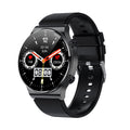 ME88 1.32 Inch Heart Rate Sleep Monitoring Smart Watch, Black Silicone, Silver Silicone, Black Leather, Silver Leather