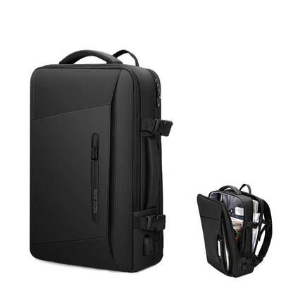 Mark Ryden 17.3 Inch Men Large Capacity Oxford Cloth Computer Backpack,Style:, Ordinary Style, Expansion Style, Raincoat Style