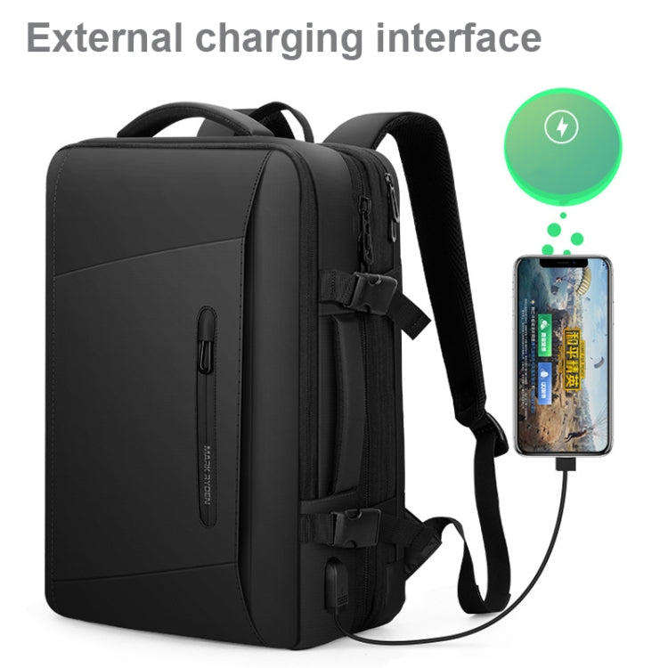 Mark Ryden 17.3 Inch Men Large Capacity Oxford Cloth Computer Backpack,Style:, Ordinary Style, Expansion Style, Raincoat Style