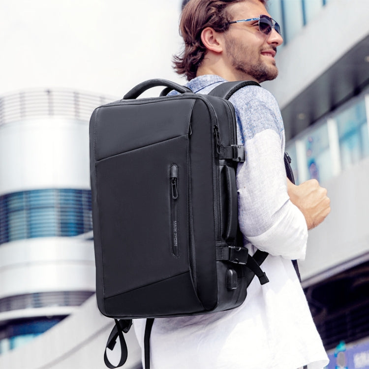 Mark Ryden 17.3 Inch Men Large Capacity Oxford Cloth Computer Backpack,Style:, Ordinary Style, Expansion Style, Raincoat Style