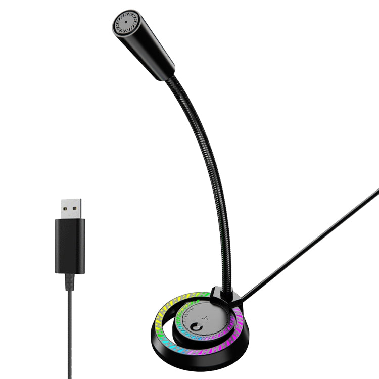 RGB Lighting Effect Computer Desktop Microphone