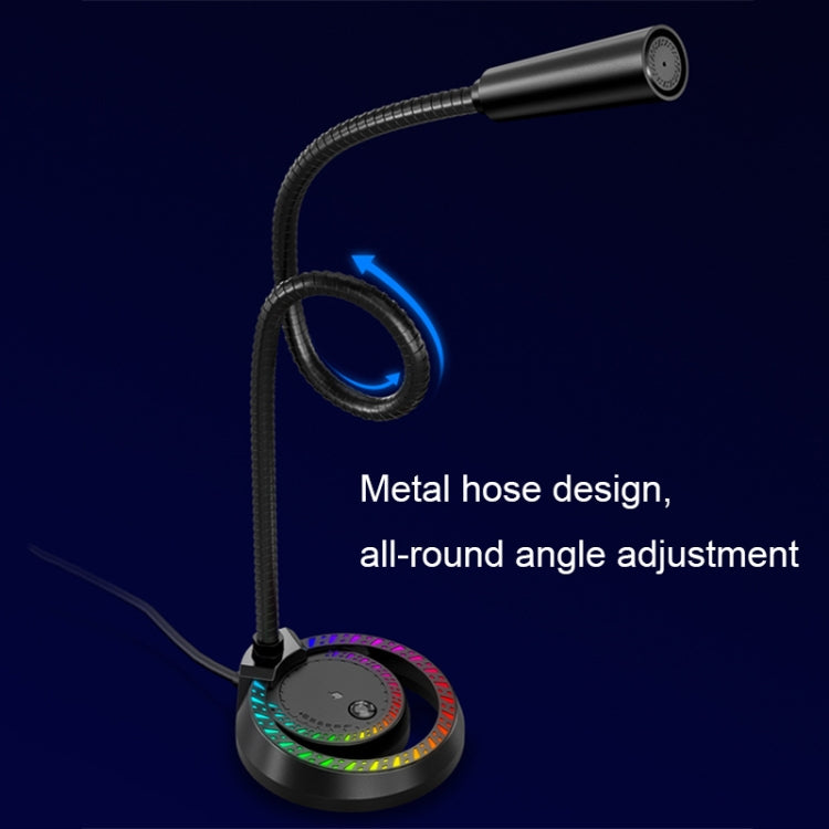 RGB Lighting Effect Computer Desktop Microphone